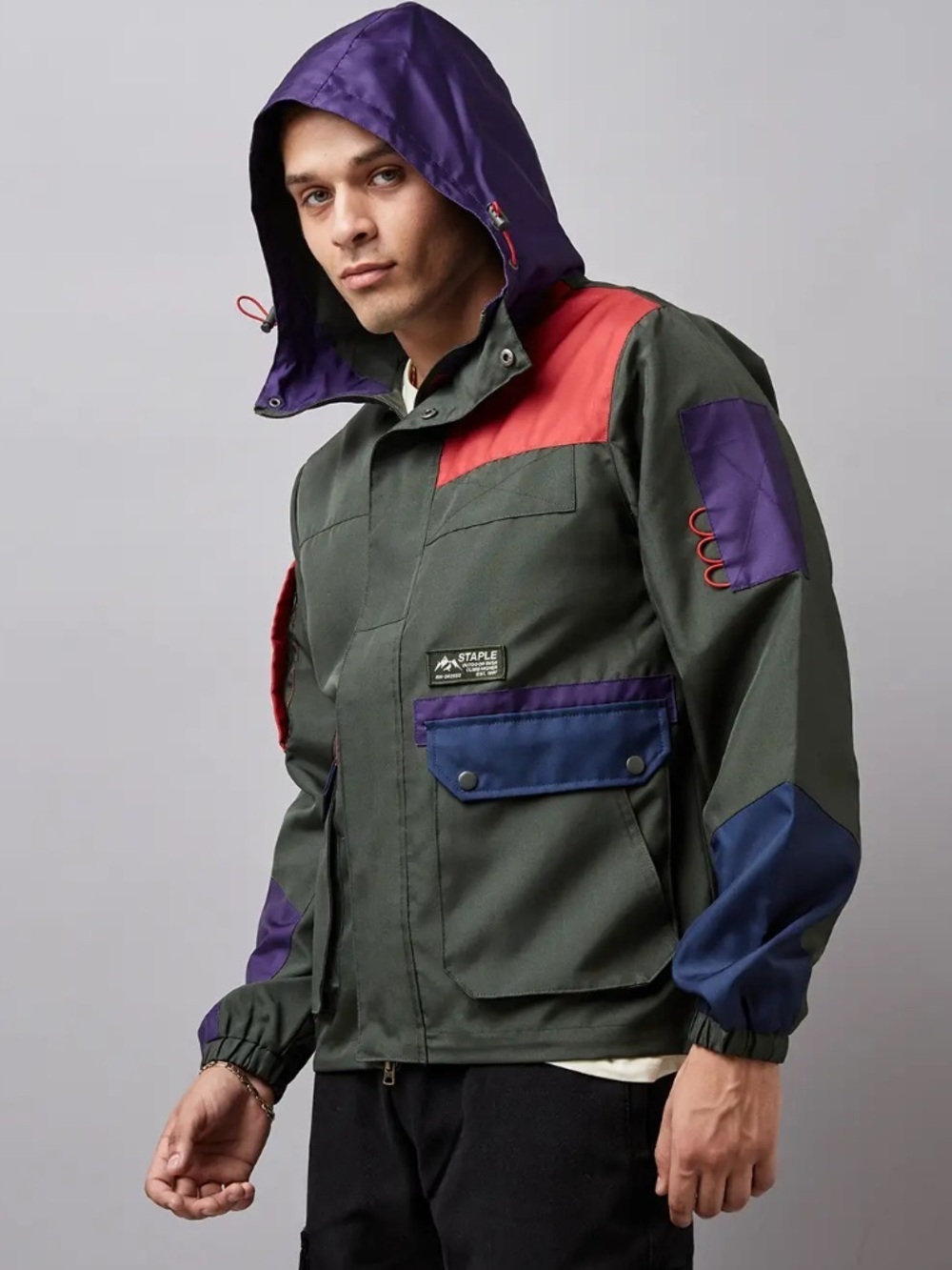 Staple Pigeon NWT Outdoor Division Green Multi Vintage Inspired Chore Coat XL